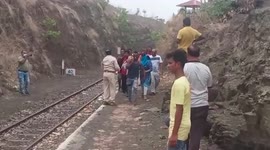 Woman attempts to commit suicide by jumping into waterfall in central India