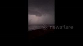 Orange Beach, Alabama sees spectacular lightning
