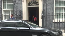UK Home Secretary Priti Patel and Attorney General Michael Ellis at Downing Street
