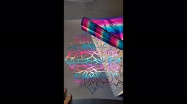 Talented California artist uses foil transfer to make amazing print of a succulent