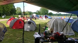 'Lovedown' lockdown-protester camp moves to London's Clapham Common