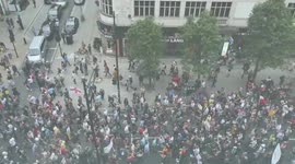 'Freedom rally' in London against coronavirus restrictions
