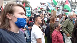 Crowds chant 'Boris Johnson has got to go' at 'Peoples Assembly' rally in London