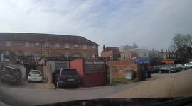 CheekyAudi driver cutting up car to get ahead in Stanmore, North London , dangerous and rude, yong male driver