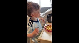 The Little Monster with a Ketchup Face apparently