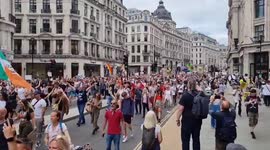UK: Thousands Take To London Streets For Latest Anti-Lockdown Protest