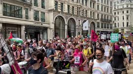 Extinction Rebellion and Kill The Bill protest in London, UK 26/06/2021
