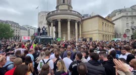 London protest weekend: Hundreds gather at BBC in 'Freedom to Dance' demo