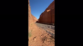Wild West Train Tracks Utah, USA