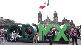 LGBT Pride parade takes place in Mexico City, Mexico