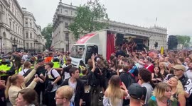 Raver 'Freedom to Dance' protest in London reaches Downing Street