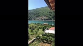 View of Dubrovnik, Croatia, from Air BnB balcony, beautiful morning view