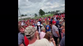 US: Former President Donald Trump Hosts Rally In Wellington, Ohio