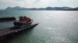 Porthdinllaen Lifeboat Launching to go to a rescue - RNLI JD Spicer