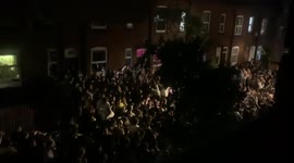 Hundreds of students party throughout the night in the UK's highest Covid-19 zone