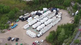 Crews begin building set at UK quarry for new 'Star Wars' TV series