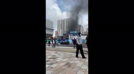 Fire erupts at Elephant and Castle station after 'explosion' heard
