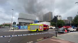 Fire at London’s Elephant and Castle tube station