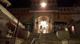 Morning Prayer in World Famous Brahma Temple in Pushkar after religious place reopend in Rajasthan
