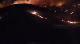 US: Shell Fire Breaks Out Near Freeway In Southern California 4