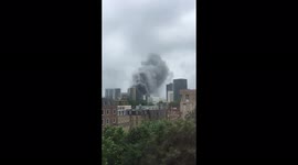 Big fire breaks out near London’s Elephant & Castle station. London