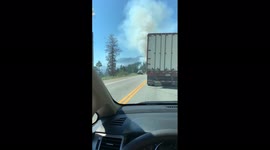 Wildfire shuts down Canadian highway in British Columbia