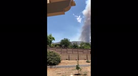 US: Peak Fire Breaks Out In San Bernardino, California 2