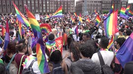Pride parade packs Mexico City with masses of people