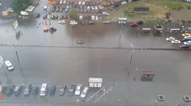 Russia: Torrential Rain Strikes Moscow Causing Significant Flooding 2