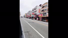 Taiwanese local food vendor always sings along with her karaoke equipment on her tricycle