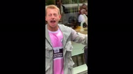 'Green Street' actor spotted chanting with England fans before Germany clash