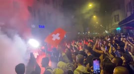 Euro 2020 – Swiss Fans Pack Streets Of Central Zurich After Win Over France 3
