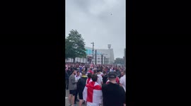 Atmosphere in London, UK ahead of England vs Germany match