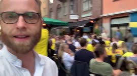 Euro 2020: Swedish Fans In Stockholm Gather Ahead Of Game With Ukraine
