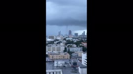 US: Waterspout Spotted Off Miami Coastal Area 2