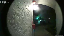 Ring camera catches terrifying footage of 'stalker' lurking outside US woman's home in Florida
