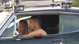 Buzz-cut Antonio Banderas shoots new movie in Greece