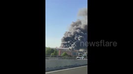 Spain: Massive Fire Breaks Out At Warehouse In Otura, Granada 3