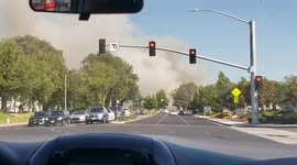 US: Smoke Erupts From Fire In Concord, California