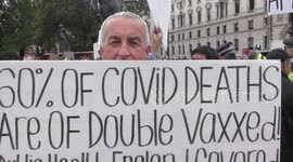 Newsflare Edit - Resist, Defy, Do NOT Comply! - No More Lockdowns protest of 60% of Covid deaths are jabbed people