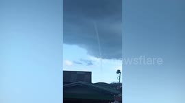 Residents panicked after seeing waterspout a day after experiencing severe tornado in the Philippines