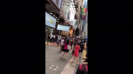 Hong Kong: Heavy Police Presence On Hong Kong SAR Establishment Day 2