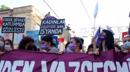 Protest Against Turkey's Withdrawal From Istanbul Convention