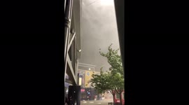 US: Severe Storm Hits Washington DC Area With Gusty Winds And Heavy Rainfall