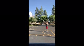 'This One-of-a-Kind Bottle Flip Trick Shot Will Blow Your Mind'