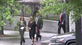 Vice President Kamala Harris strolls in DC as Biden officials reportedly call her office a 's**t show'