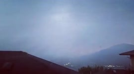 Canada: Moment Of Lightning Believed To Be Cause Of Wildfire In Kamloops, BC
