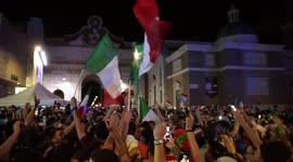 EURO 2020: Italian fans go wild in Rome after 2-1 victory over Belgium