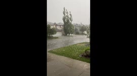 Storm hits Calgary in Canada after week of severe hot weather