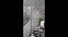 Japan: at least 20 people missing after mudslide wipes out homes in Atami